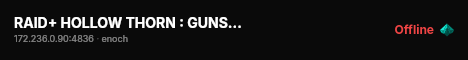 RAID+ HOLLOW THORN : GUNS++ : HIGH FPS : PVP : SURVIVAL #2 live status badge