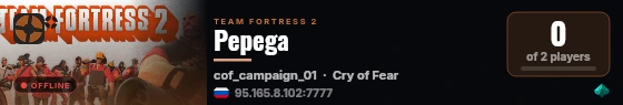 Pepega live status badge