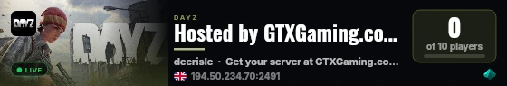 Hosted by GTXGaming.co.uk live status badge