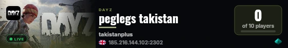 peglegs takistan live status badge