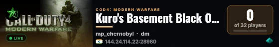 Kuro's Basement Black Ops 2 Mod [DM] live status badge