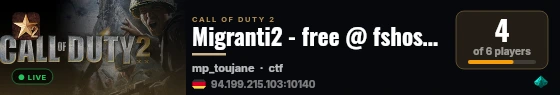 Migranti2 - free @ fshost.me live status badge