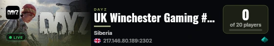 UK Winchester Gaming #4 PVE live status badge