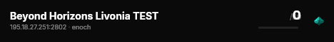 Beyond Horizons Livonia TEST live status badge
