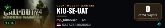 KIU-SE-UAT live status badge