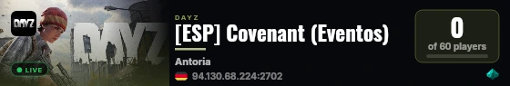 [ESP] Covenant (Eventos) live status badge