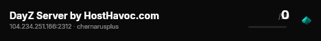 DayZ Server by HostHavoc.com live status badge