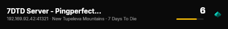 7DTD Server - Pingperfect.com live status badge