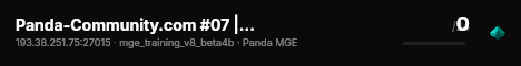 Panda-Community.com #07 | MGE live status badge