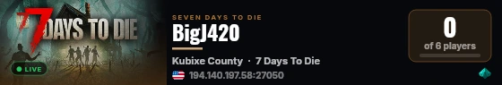 BigJ420 live status badge