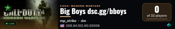 Big Boys dsc.gg/bboys live status badge
