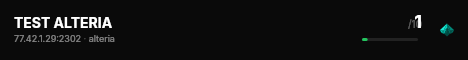 TEST ALTERIA live status badge