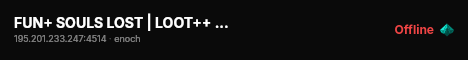 FUN+ SOULS LOST | LOOT++ | X10 LOOT | SAFE HAVEN | Livonia #2 live status badge