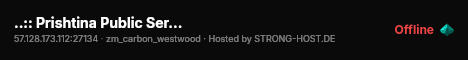 ..:: Prishtina Public Server ::.. #1 live status badge