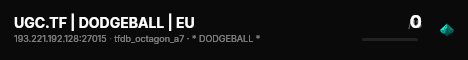 UGC.TF | DODGEBALL | EU live status badge
