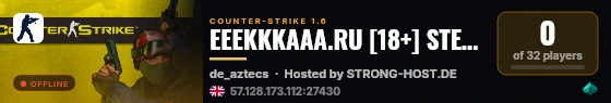 EEEKKKAAA.RU [18+] STEAM BONUS live status badge