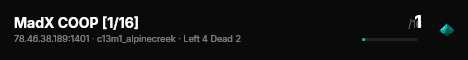 MadX COOP [17/16] live status badge