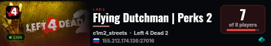 Flying Dutchman | Perks 2 live status badge