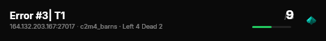 Error #3| T1 live status badge