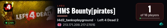 HMS Bounty[pirates] live status badge