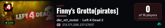 Finny's Grotto[pirates] live status badge