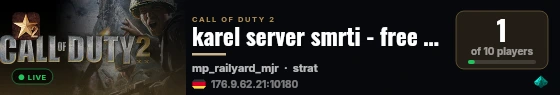 karel server smrti - free @ fshost.me live status badge