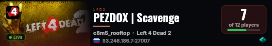 PEZDOX | Scavenge live status badge