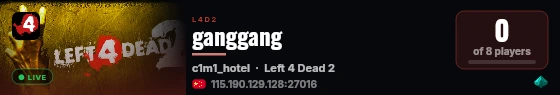 ganggang live status badge