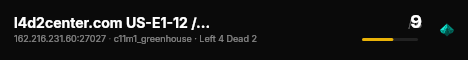 l4d2center.com US-E1-12 / CasualMod v2.9.1b live status badge