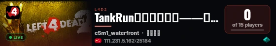 TankRun全随机看脸服——牢狱之灾 live status badge