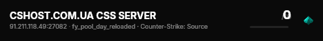 CSHOST.COM.UA CSS SERVER live status badge