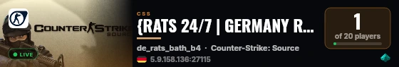 {RATS 24/7 | GERMANY RELOADED}™ live status badge