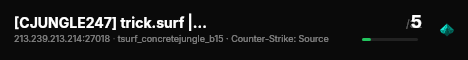 [CJUNGLE247] trick.surf | SurfTricks/Timer/Stats/100T live status badge