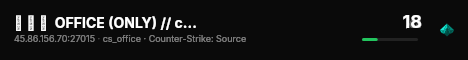 ▅ ▆ ▇  OFFICE (ONLY) // c2Play.de ★ Ranked live status badge