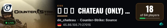 ▅ ▆ ▇  CHATEAU (ONLY) // c2Play.de ★ Ranked live status badge
