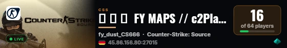 ▅ ▆ ▇  FY MAPS // c2Play.de ★ Ranked live status badge