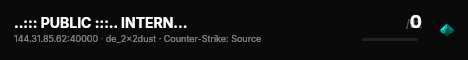 ..::: PUBLIC :::.. INTERNATIONAL ● SKINS live status badge
