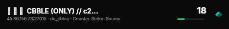 ▅ ▆ ▇  CBBLE (ONLY) // c2Play.de ★ Ranked live status badge