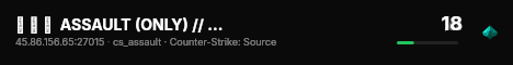 ▅ ▆ ▇  ASSAULT (ONLY) // c2Play.de ★ Ranked live status badge