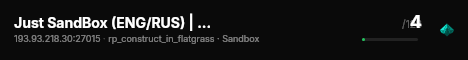 Just SandBox (ENG/RUS) | FREE VIP live status badge