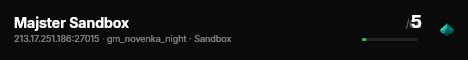 Majster Sandbox live status badge