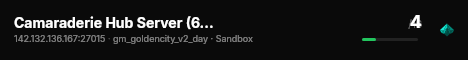 Camaraderie Hub Server (64-Bit Edition) live status badge
