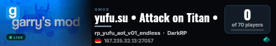 yufu.su • Attack on Titan • live status badge