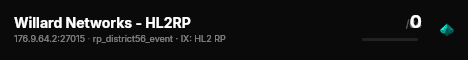 Willard Networks - HL2RP live status badge