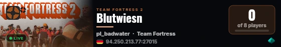 Blutwiesn live status badge
