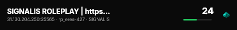 SIGNALIS ROLEPLAY | https://discord.gg/signalisroleplay live status badge