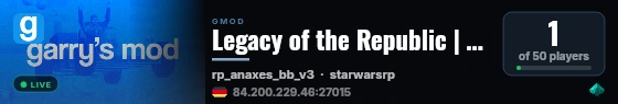 Legacy of the Republic | CW:RP | https://discord.gg/Z3yGhTd58u live status badge