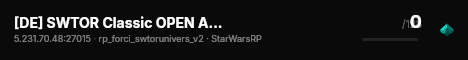 [DE] SWTOR Classic OPEN ALPHA discord.gg/hkT4rCt7GU live status badge