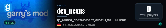 dev_nexus live status badge