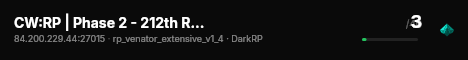 CW:RP | Phase 2 - 212th RP | by END OF WAR live status badge